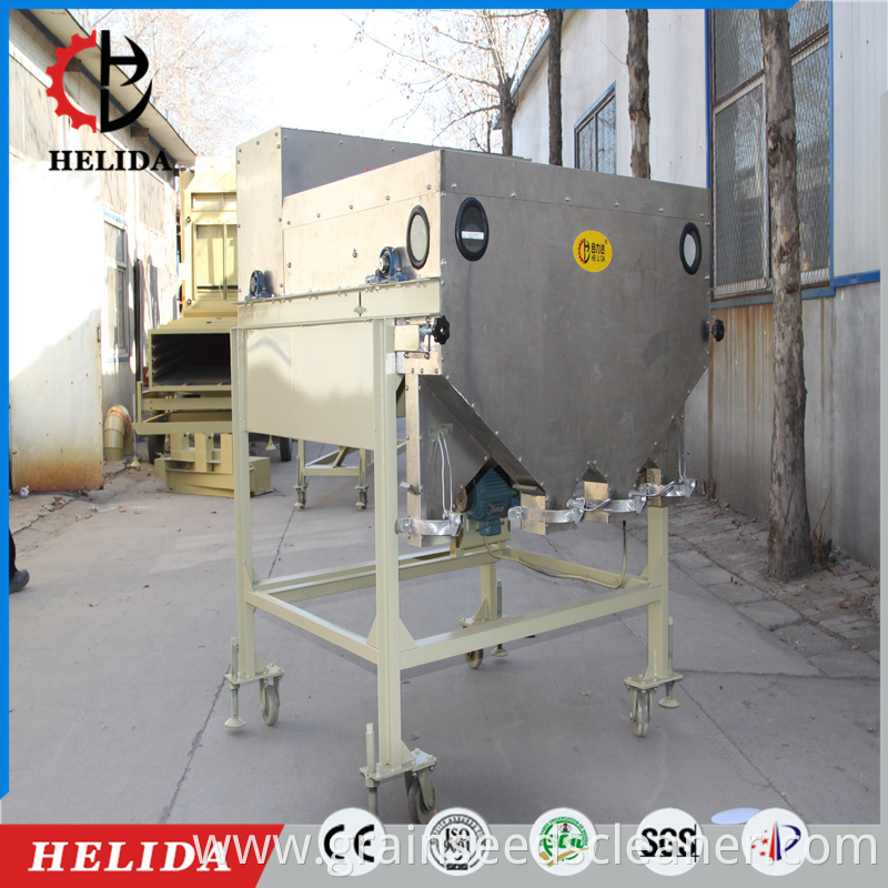  1. 5CX-5II high-performance magnetic election graders is to separate clods from grain. 2. When materials pour in a closed strong magnetic field, they will form a stable parabolic movement. Due to the different strength of attraction of the magnetic field, clods and grains will be separated.